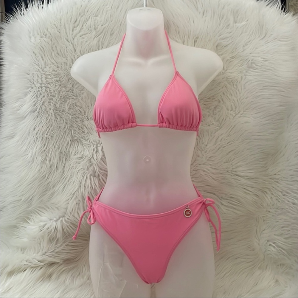 👙PINK ✨VINTAGE✨ CALVIN KLEIN BIKINI                👙 SIZE MEDIUM
